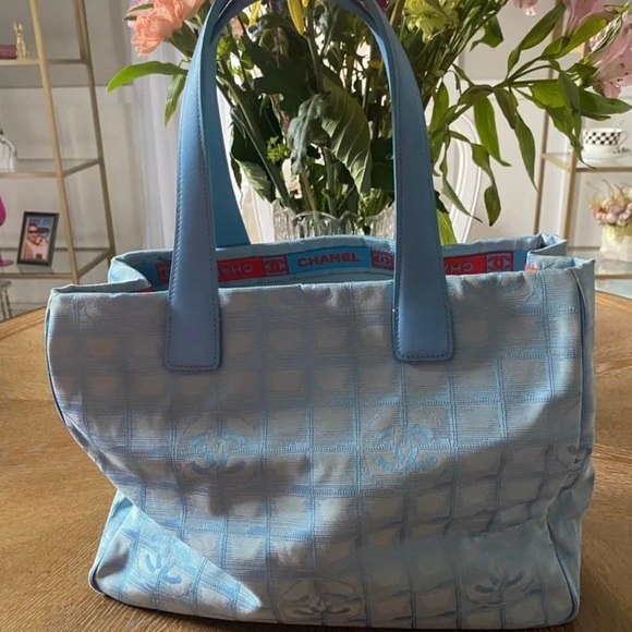 Vintage Chanel Tote Bag in Blue - Picture 1 of 10